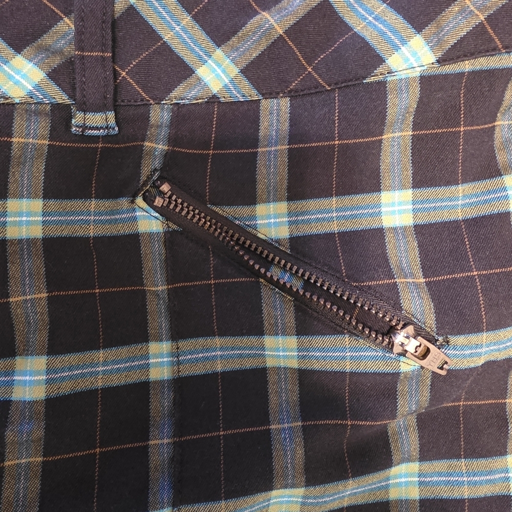 Vintage Y2K Wet Seal Plaid Low Rise Pants- 9 - Picture 6 of 15